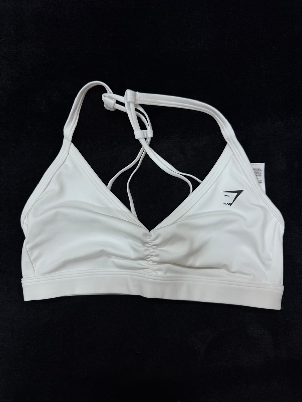 Ruched Strappy Sports Bra